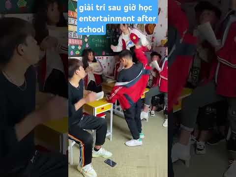 giải trí sau giờ học entertainment after school #funny #giaitri #vuinhon #viralvideo #treasure#cute