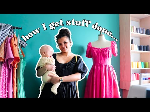 A week in my sewing pattern business and life as a new mother!