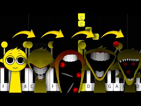 Simon - Phase 1,2,3,4,5 (Incredibox SPRUNKI) - Piano Tutorial