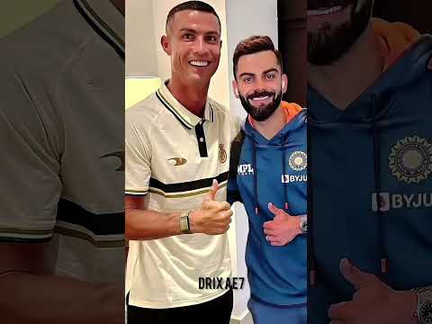 RONALDO X VIRAT KOHLI EDIT #football #football #realmadrid #ronaldoedition #cricket