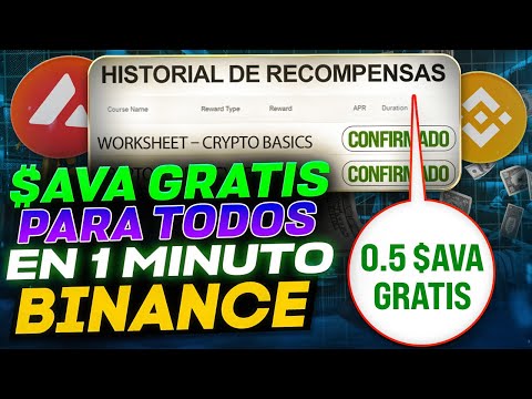 TODOS PODEIS GANAR 0,5 $AVA GRATIS y MUY FACIL POR TENER CUENTA EN BINANCE **PASO A PASO**