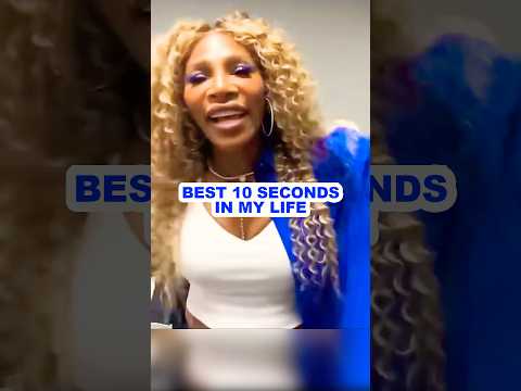 Serena’s Reaction After Her Crip Walk on Drake 😃💙 #kendricklamar #serenawilliams