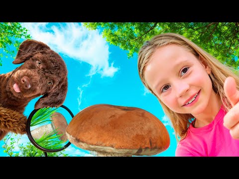 Nastya lernt Eis und Nudeln zu machen
