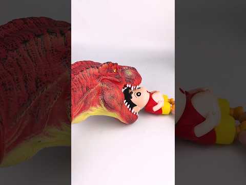 Satisfying with Unboxing CRAYON Shin-chan & Dinosaur Toys ASMR Video #shinchan
