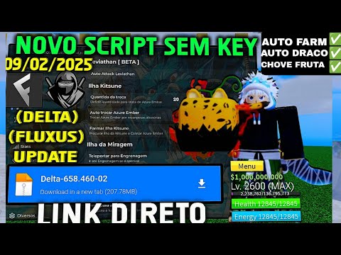 CHUVA DE FRUTAS 🍎LINK DIRETO! MELHOR SCRIPT Blox Fruits  + EXECUTOR Roblox 2025 (Celular/Pc) Sem Key