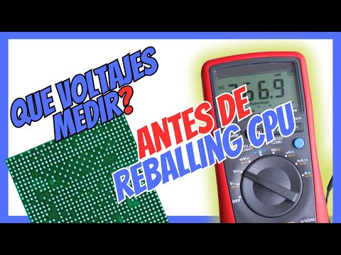 Que voltajes medir, antes de hacer ReballING CPU❓