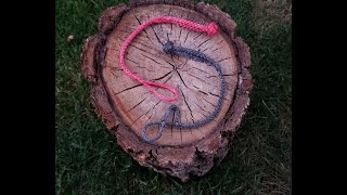 Soft shackle with 7/64" diameter spliceable rope . Two shackles , one method for both. #softlink