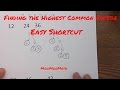 Understanding Highest Common Factor (HCF)