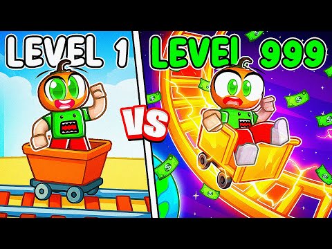 En Hızlı ROLLER COASTER'I İnşa Edip Zengin Oldum! 🎢 | Roblox