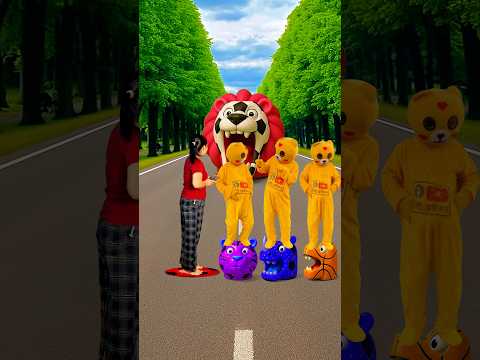 wait me jump on new colour monster head vs new Big monster Pac-Man #shorts #youtubeshorts