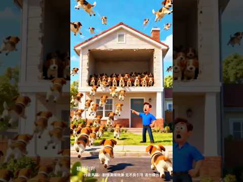 घर में घुसे कुत्ते के बच्चे 😱~miniwood toy-woodworking art skill wood / handCrafts/ #shorts