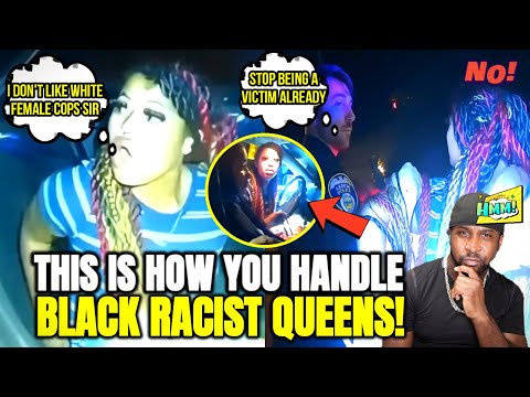 Angry Ratchet Black Woman Goes Off On White Female Cop Then She Does This 🤯