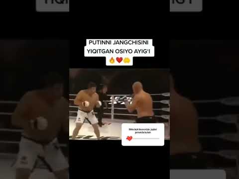 ℹ️ murod xontorayev путин jangchisi bilan jangi #ufc #octagon #mma