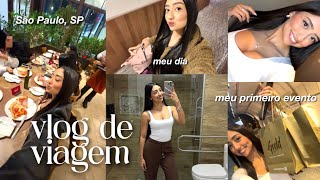 Vlog de viagem em São Paulo! Um dia comigo e meu primeiro evento como influenciadora 🤍