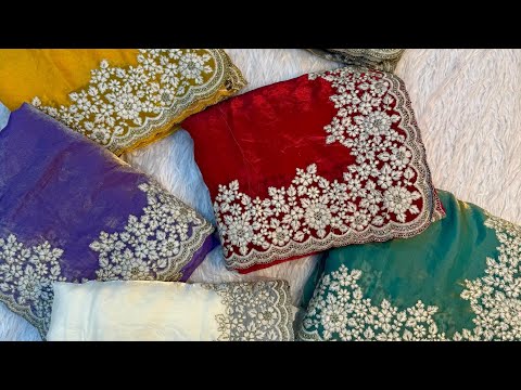 Bollywood Silk Blend Sarees with Heavy White Coding Work😍