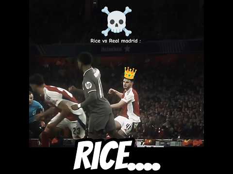 Rice vs. Real Madrid: A crazy match :#fifaballondor #football #footballteam #realmadrid #viral #fyp