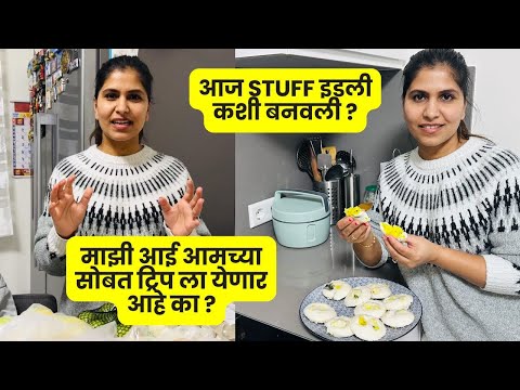 माझी आई आमच्या सोबत ट्रिप ला येणार आहे का ? | आज stuff इडली कशी बनवली ? #1203