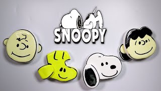 스누피 부수기?! / [snoopy clay cracking] 粘土割れ スヌーピー
