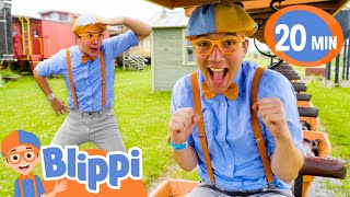 Choo Choo Train!🚂 | Blippi Songs 🎶| Educational Songs For Kids