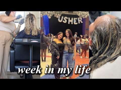 Trying to have a work-life balance // Hair clients, Usher concert & girl time // Weekly vlog