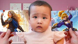 SOPHIA PILIH PAPA MAIN FANNY ATAU LANCELOT? (MOBILE LEGENDS)