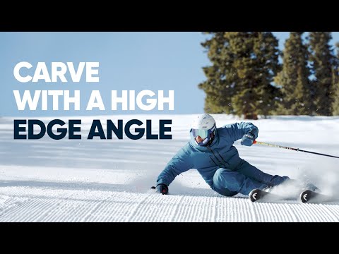 How to increase your edge angle | Advanced ski carving