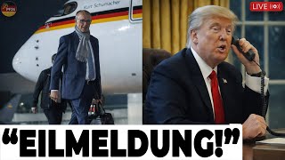 🚨 VOR 2 MINUTEN! 🚨 Trump ruft, Merz reist – neue Spannungen vor dem Washington-Besuch