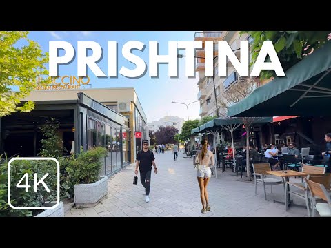 Summer Morning Walk in [PRISHTINA] Cozy coffee shops, no stress life | WELCOME TO KOSOVA