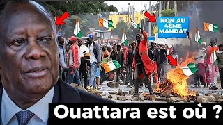 ￼ le peuple attaque Ouattara et demande sa démission quand un candidat passe sa candidature à gbagbo
