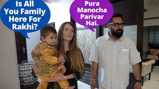 Canadian Bete Ki India Me Pehle Rakhi Celebration :-)