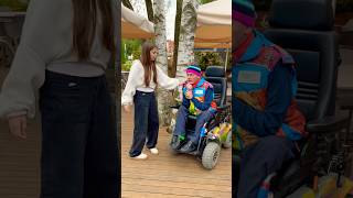 They fed the disabled person