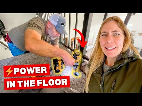 We Cut a HOLE in the Carpet on PURPOSE | Off-Grid Electrical