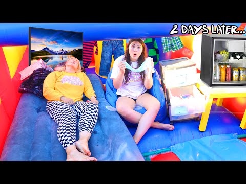 LIVING IN A BOUNCE HOUSE - Last to leave the bounce house!