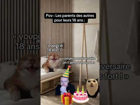 POV : Les parents des autres pour leurs 18 ans 😭