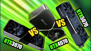 VERSUS! RTX3070 vs RTX4070 vs RTX5070 !! ¿Cuál y por qué? Comparativa de desempeño! - DrogaDigital