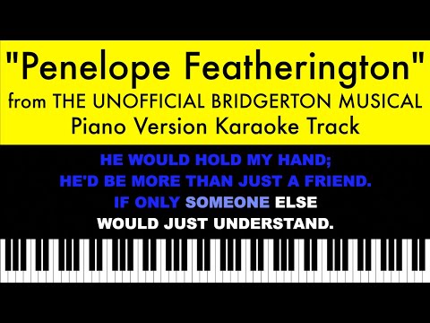 “Penelope Featherington” from The Unofficial Bridgerton Musical – Karaoke Track w/ Lyrics on Screen