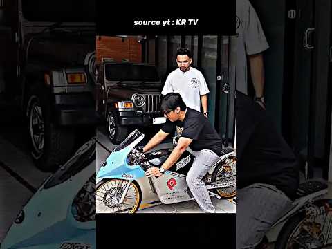 Ketika Andre Taulany Nyobain Motor Drag Listrik Kenceng Banget Cuy  #motovlog #viral