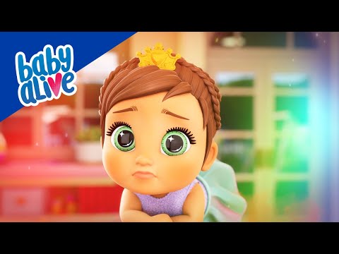 Baby Alive en Español 👑 ¡Princesa Ellie Muñeca De Crecer! 🌈 Dibujos Animados Para Niños 💕