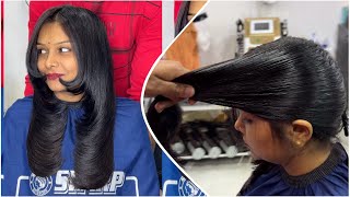 How to feather layer haircut tutorial / Hairstylist Rohit Academy 
