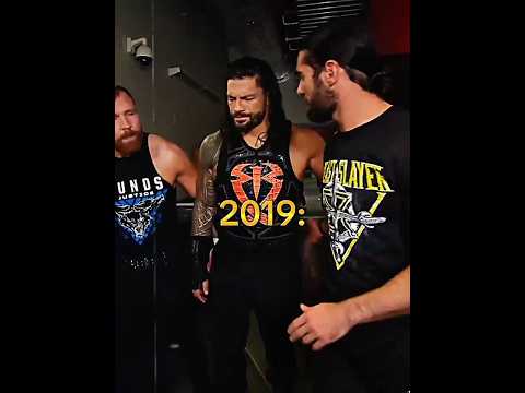 Roman Reigns not friend Seth rollins 2023:๐ฅบ Roman Reigns friend Seth rollins 2019:๐ฅน Edit๐ฅต #wwe#short