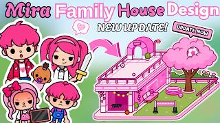 NEW🩷🎀 Huntrix Mira Family House Design 🩷🏩 Toca Boca House Ideas (House Design) | Toca Life World