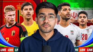 Belgium vs Iran World Cup 2026 WATCHALONG LIVESTREAM