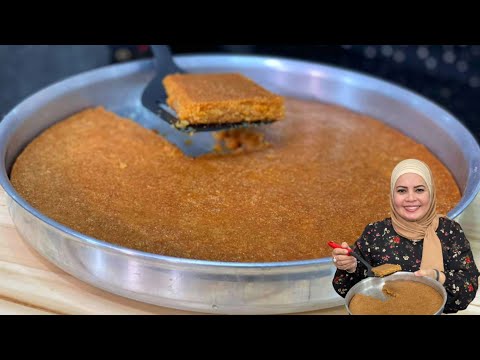 اسهل وانجح بسبوسه في الدنيا هاتعمليها وانتي مغمضه 🙈بسبوسه العشر دقايق 😍