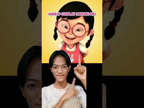 AIYA SUSANTI COSPLAY JADI MEI MEI #shorts #makeup #transitions