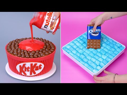 The Best Oreo & Kitkat Chocolate Cake Hacks | So Tasty Cake Decorating