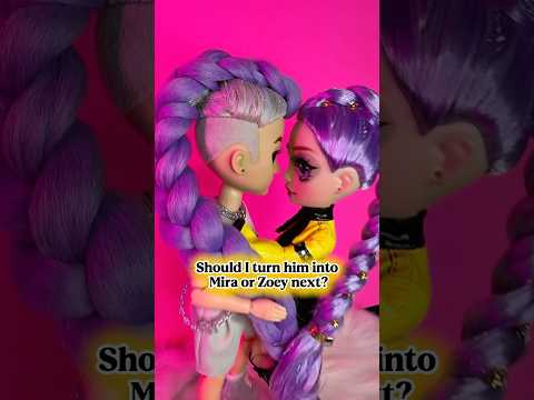 Short Hair → K-pop Rumí Braid ✨ | Viral Doll Hair Hack #viralshorts