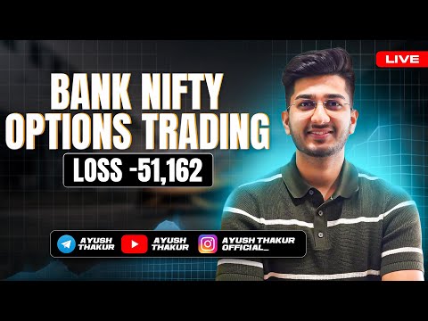 Bank Nifty Options Trading Loss -51,162 | By Ayush Thakur |