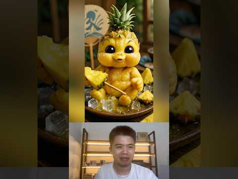 Đình Hiền Mukbang: Ngô nướng, kẹo táo đỏ, dứa. #mukbang