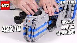LEGO 42210 Speedbuild | LEGO Fast and Furious Nissan Skyline GT-R R34 | Timelapse 42210 Technic 2025