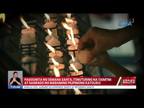 Paggunita ng Semana Santa, itinuturing na taimtim at sagrado ng ...